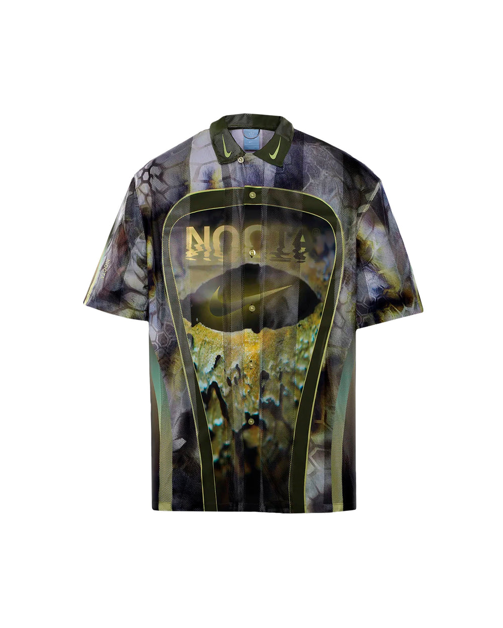 Mesh Shirt Camo Print